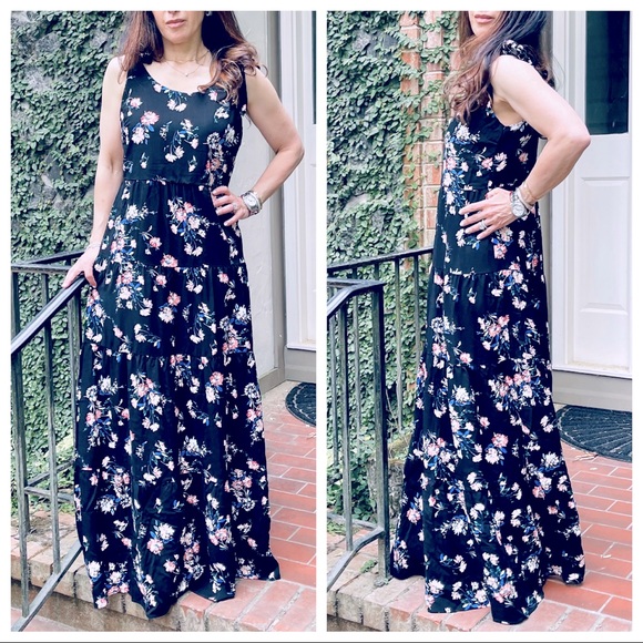 ShopEvelynne Dresses & Skirts - #08 Boho chic long maxi tiered floral dress